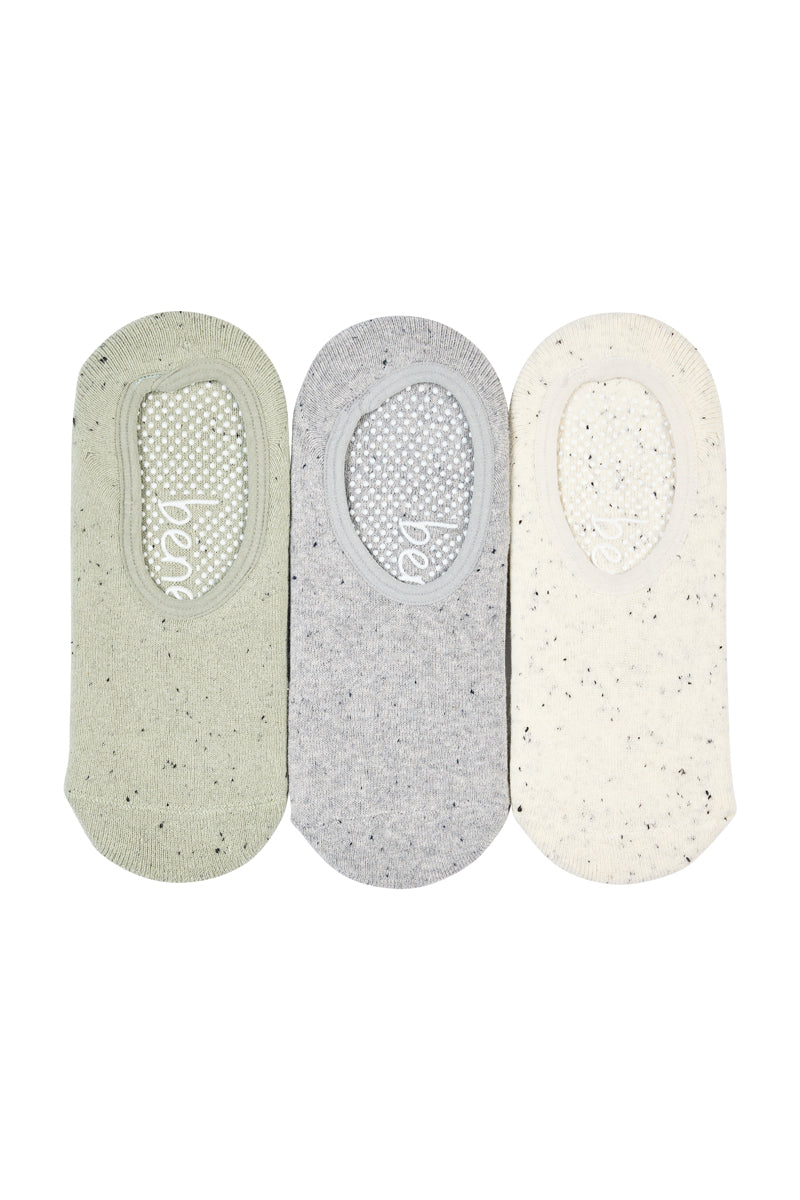 Cotton Studio Grip Socks - Cushion Sole- 3 Pack