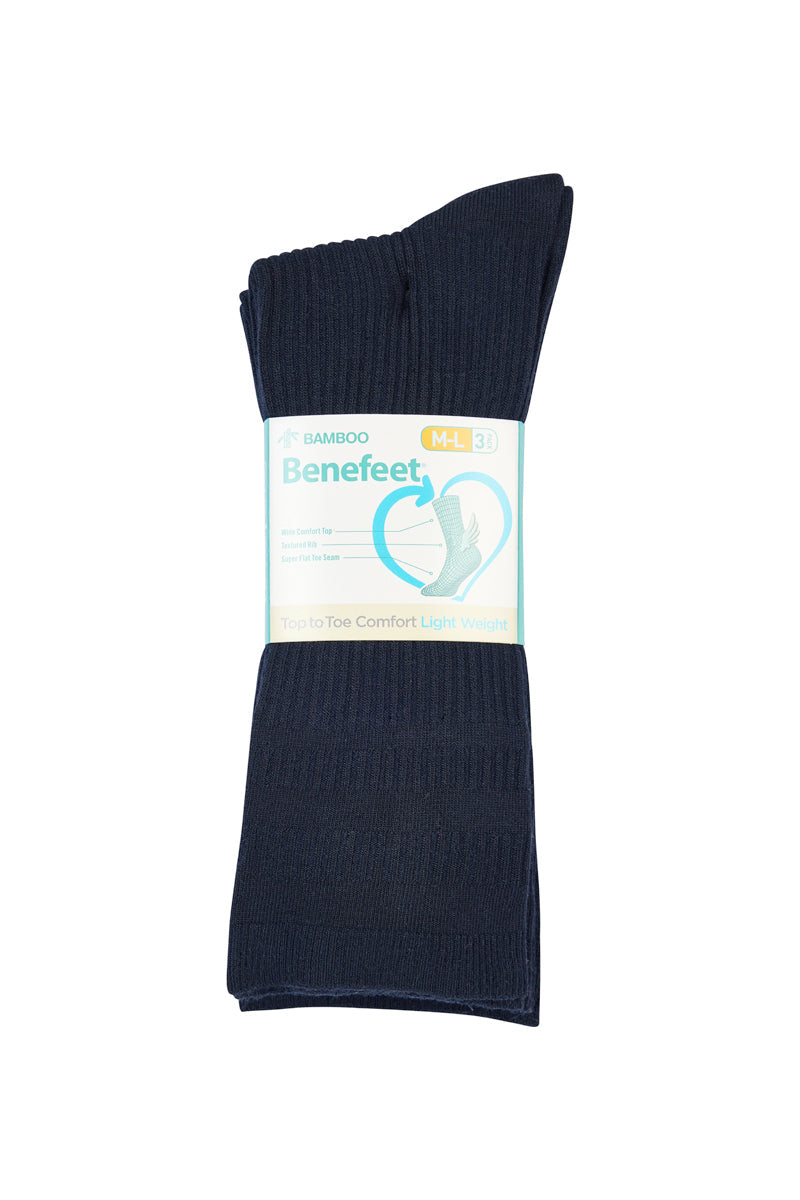 Bamboo Top to Toe Comfort - 3 Pack -Lightweight Rib