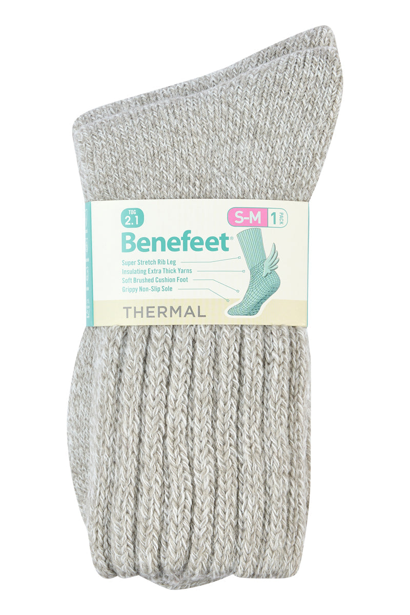Chunky Slouch Grip Socks- Thermal