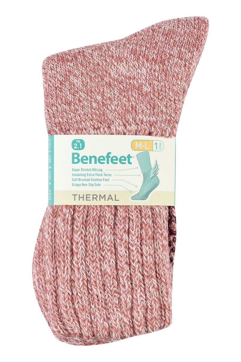 Chunky Slouch Grip Socks- Thermal