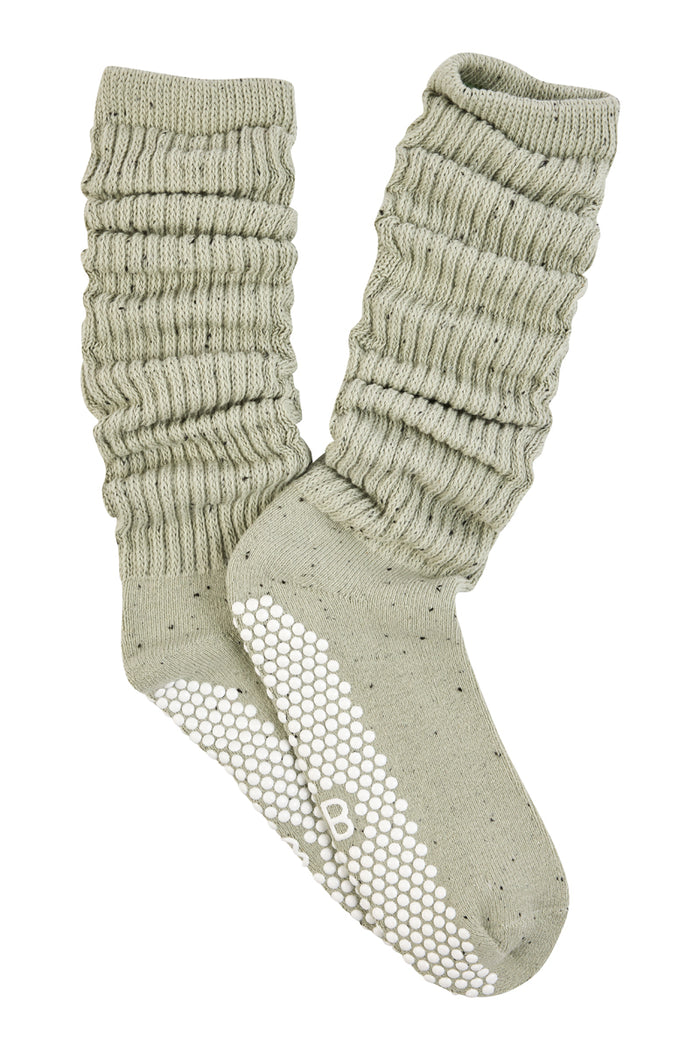 Chunky Slouch Wellness Socks - Sage Nep