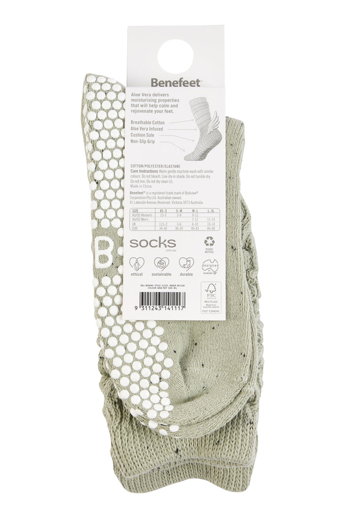 Chunky Slouch Wellness Socks - Sage Nep