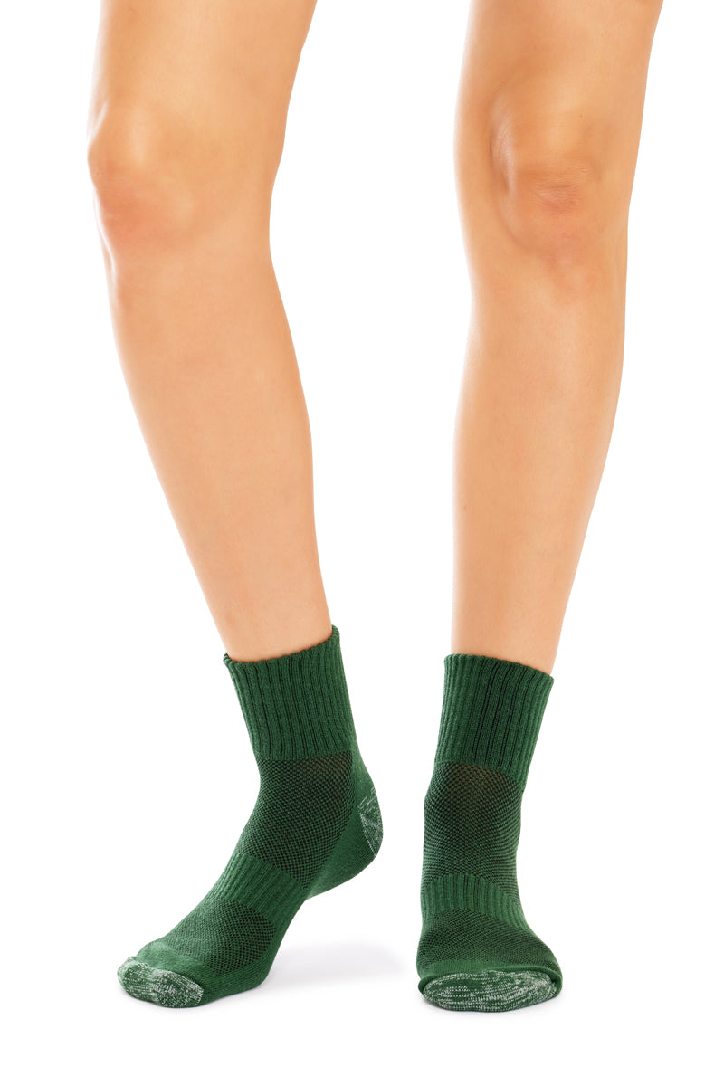 Tough Quarter Crew Cushion Foot Socks - 3 Pack- Bottle