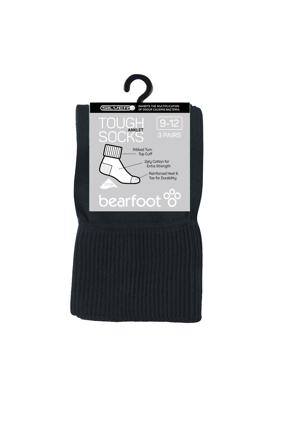 Tough Anklets - 3 Pack- Navy