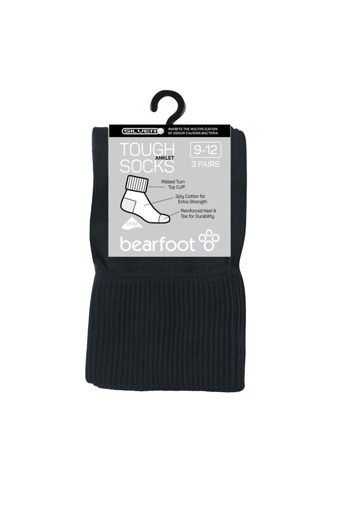 Tough Anklets - 3 Pack- Navy