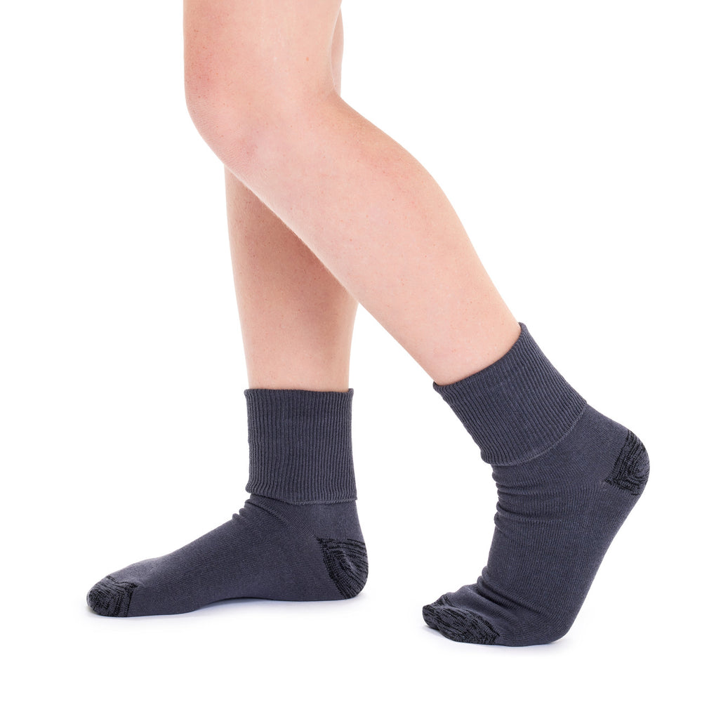 Tough Anklets - 3 Pack- School Grey