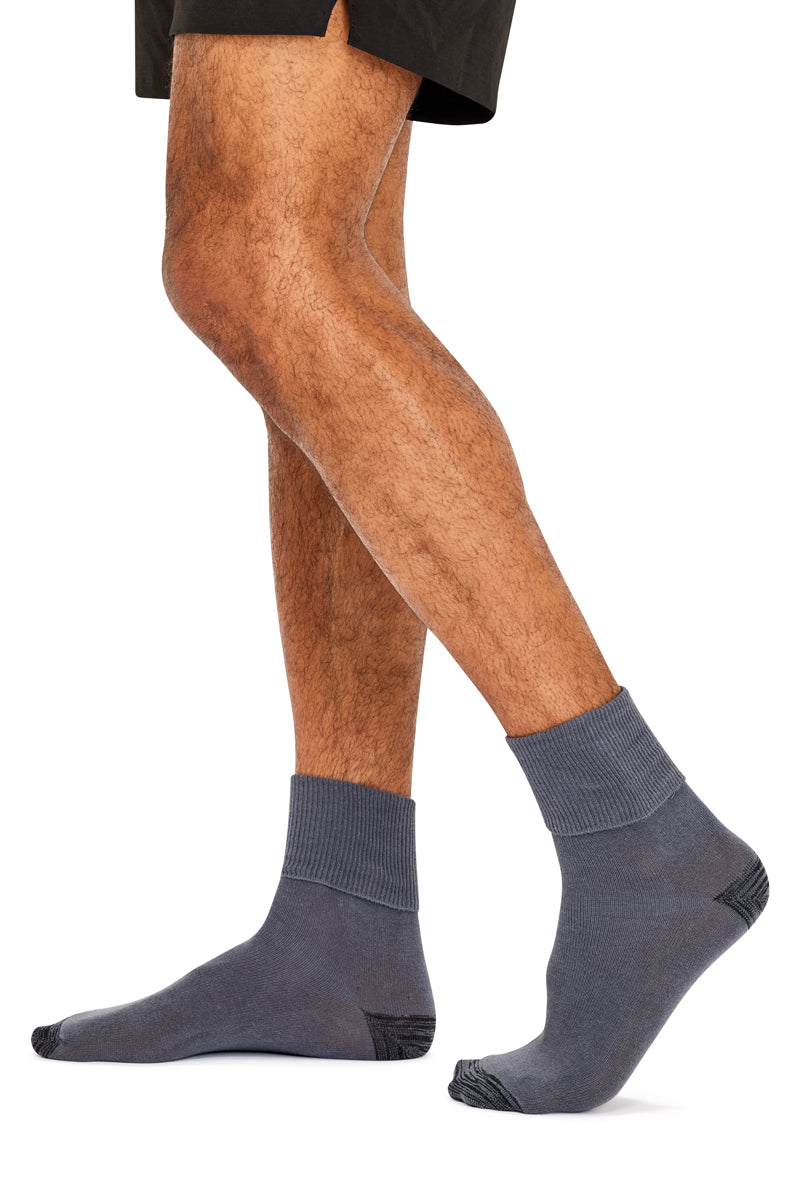 Tough Anklets - 3 Pack- School Grey