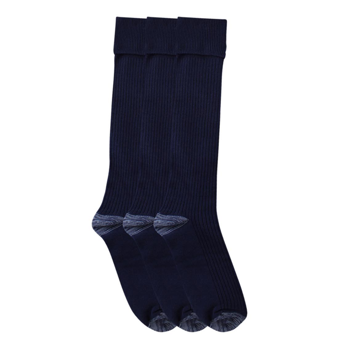 Tough Knee High Socks - 3 Pack- Navy