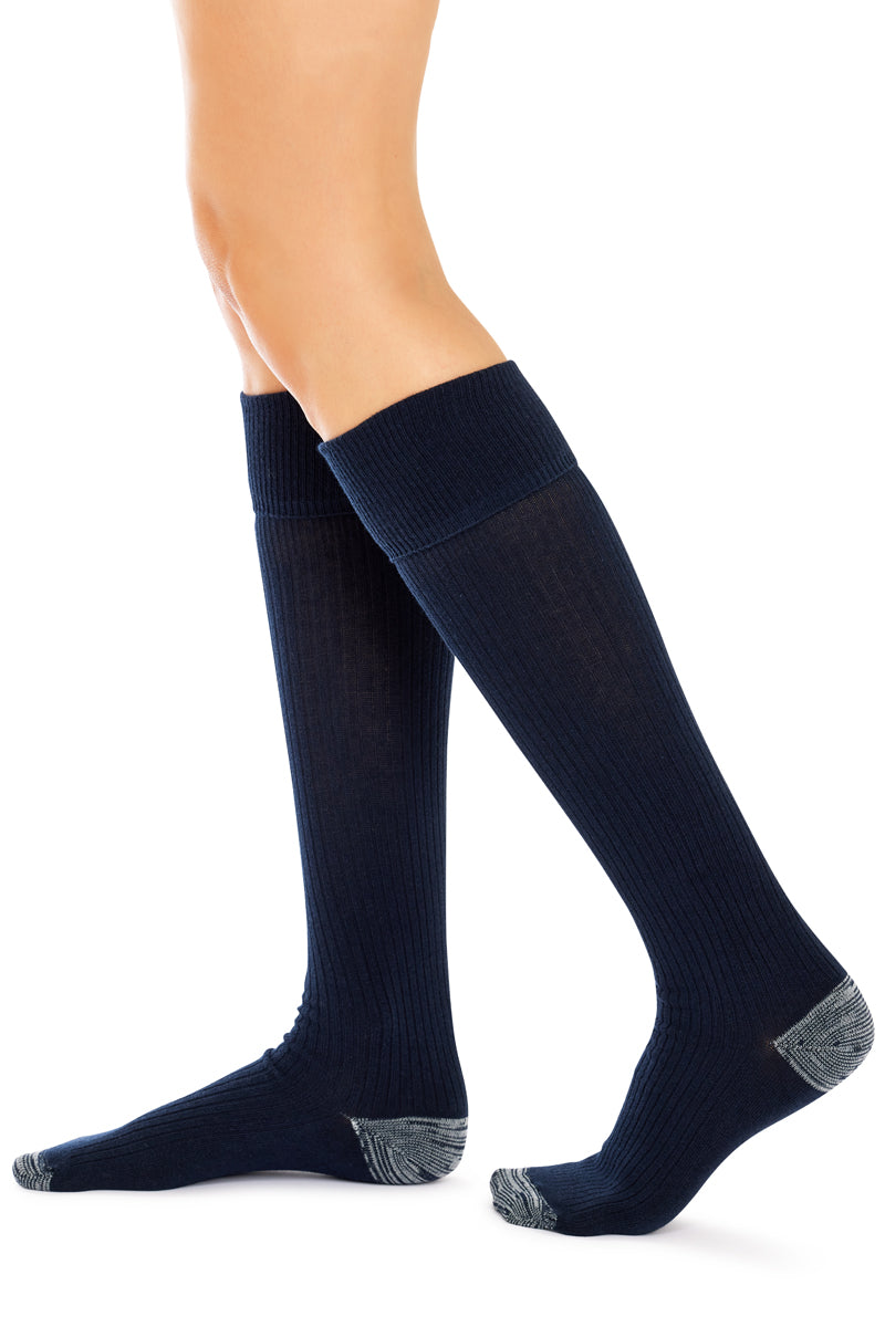 Tough Knee High Socks - 3 Pack- Navy
