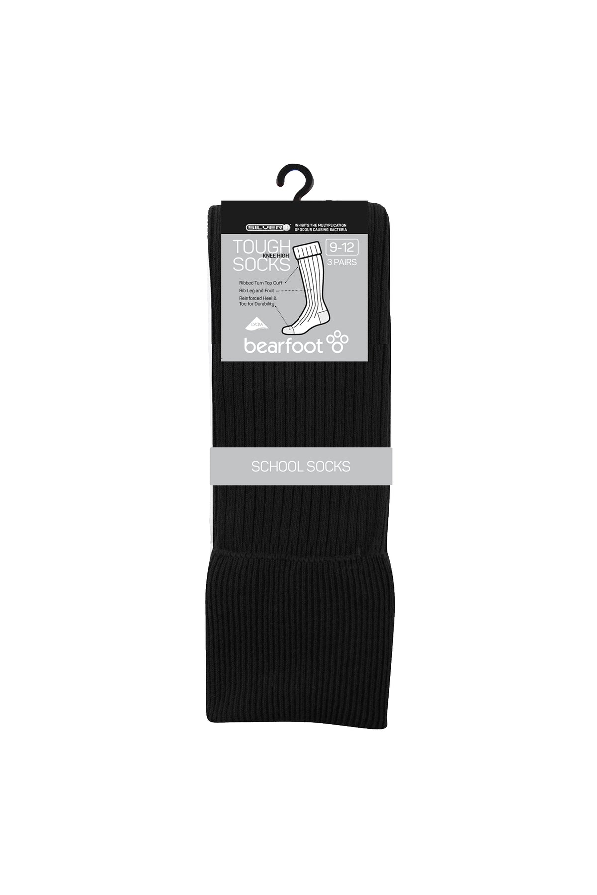 Tough Knee High Socks - 3 Pack