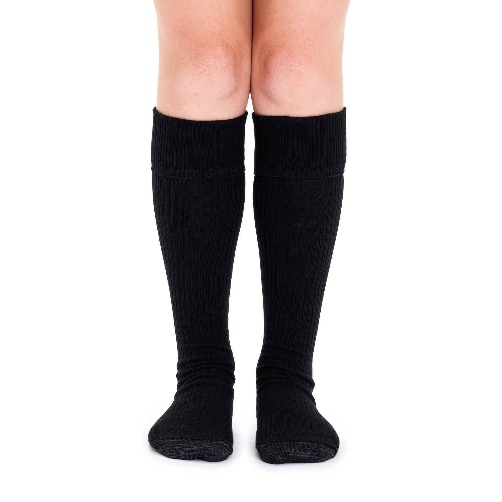 Tough Knee High Socks - 3 Pack- Black