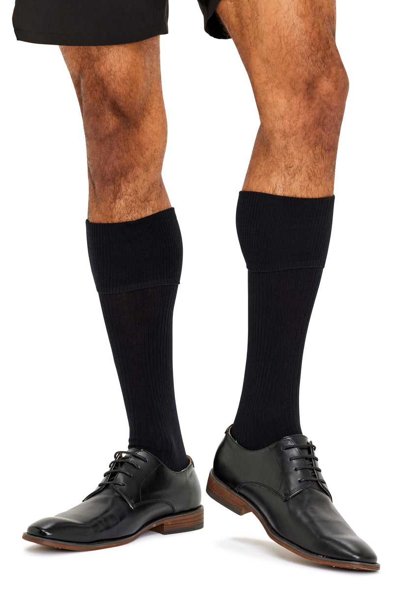 Tough Knee High Socks - 3 Pack- Black