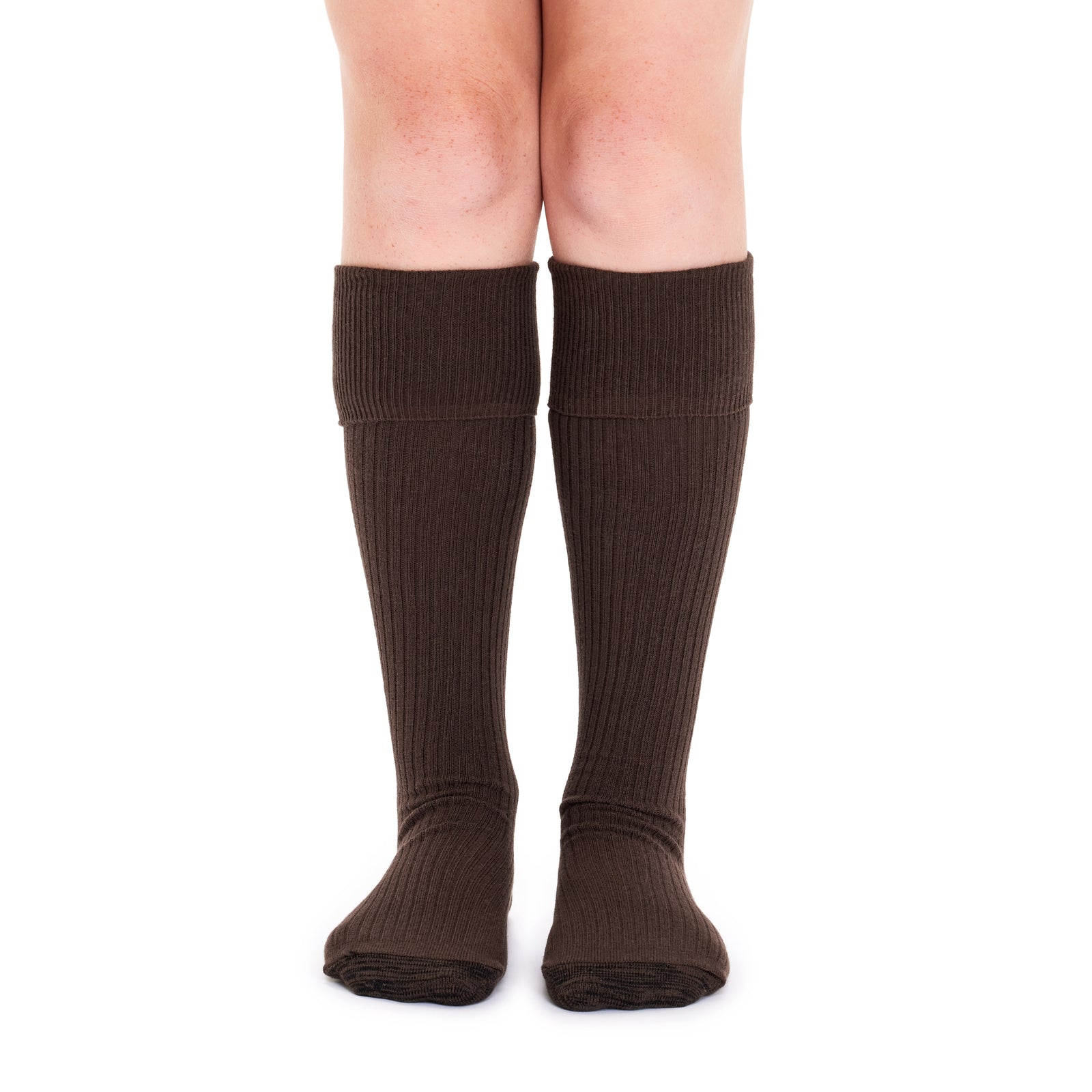 Tough Knee High Socks - 3 Pack- Chocolate