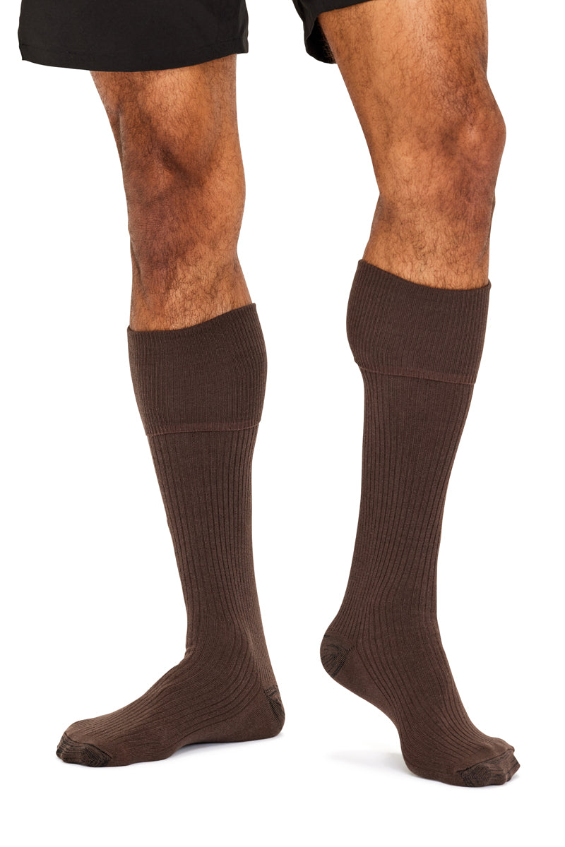 Tough Knee High Socks - 3 Pack- Chocolate
