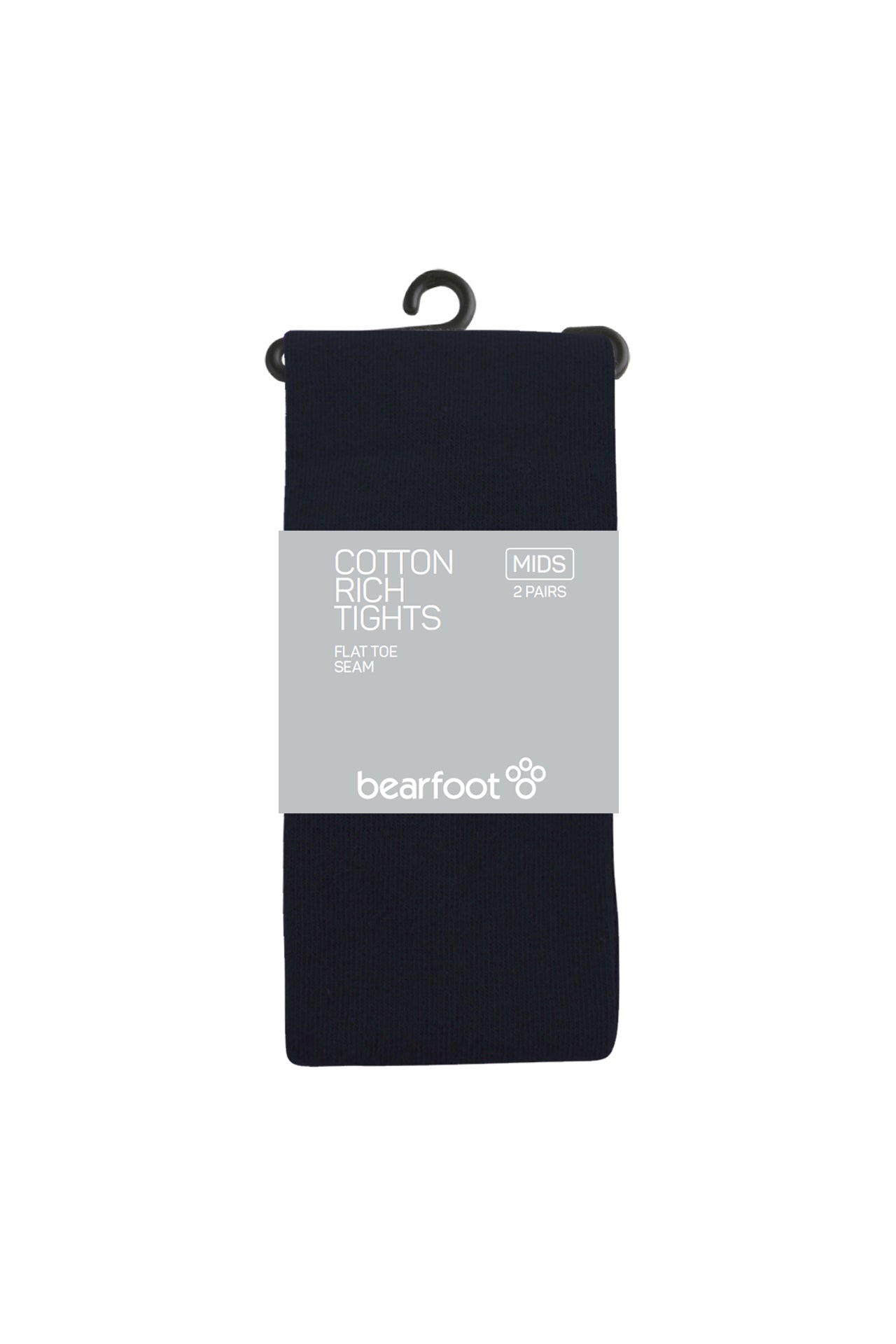 Cotton Rich Tights - 2 Pack- Navy