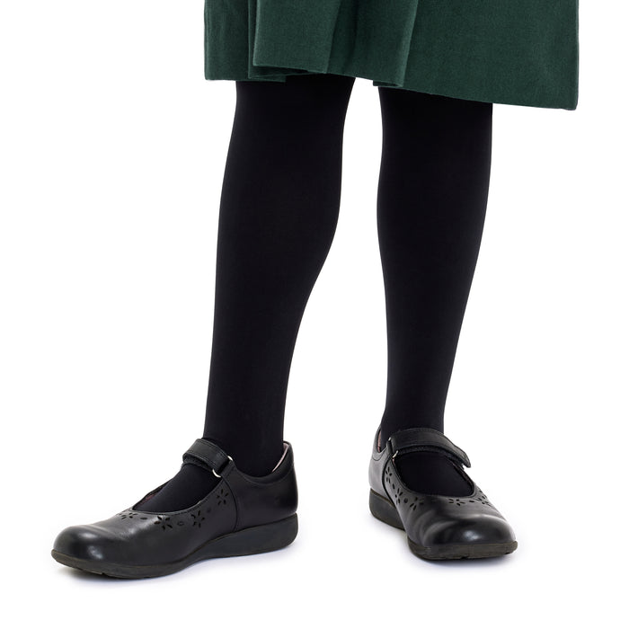 70 Denier Opaque Tights- 2 Pack- Black
