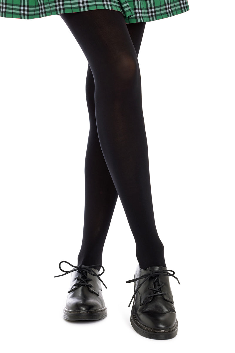 70 Denier Opaque Tights- 2 Pack- Black