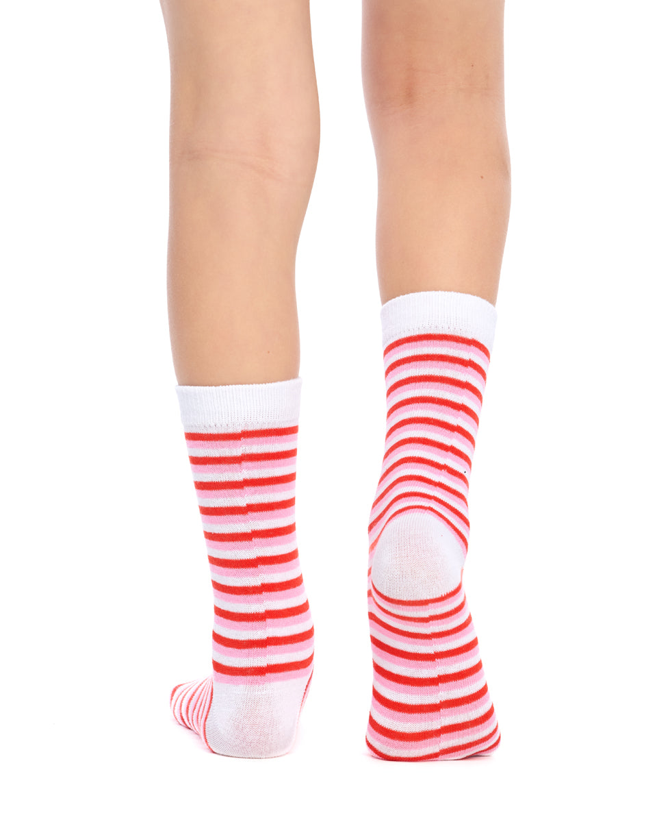 Kid's Cotton Rich Crew socks - 3 Pack - Golden Unicorn