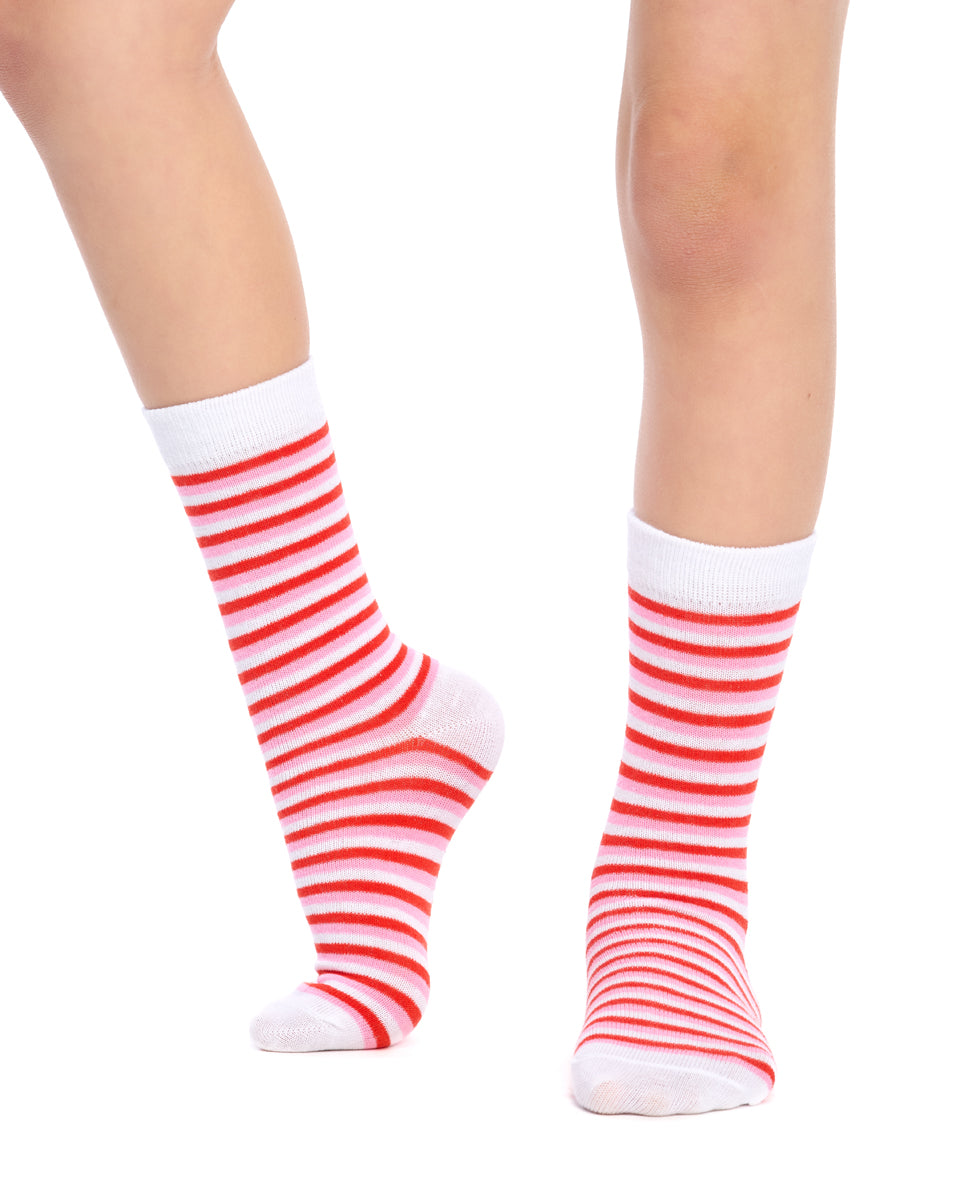 Kid's Cotton Rich Crew socks - 3 Pack - Golden Unicorn