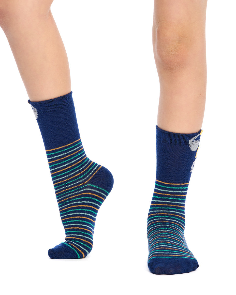 Kid's Cotton Rich Crew Socks - 3 Pack - Digger