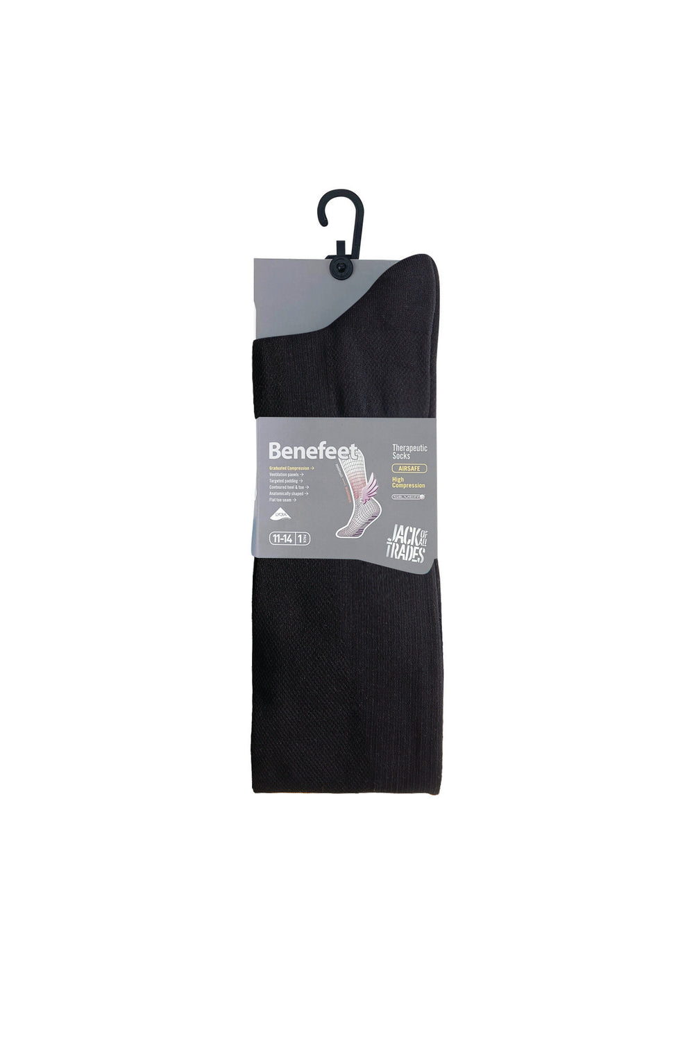 Women's Airsafe Compression Socks - Black
