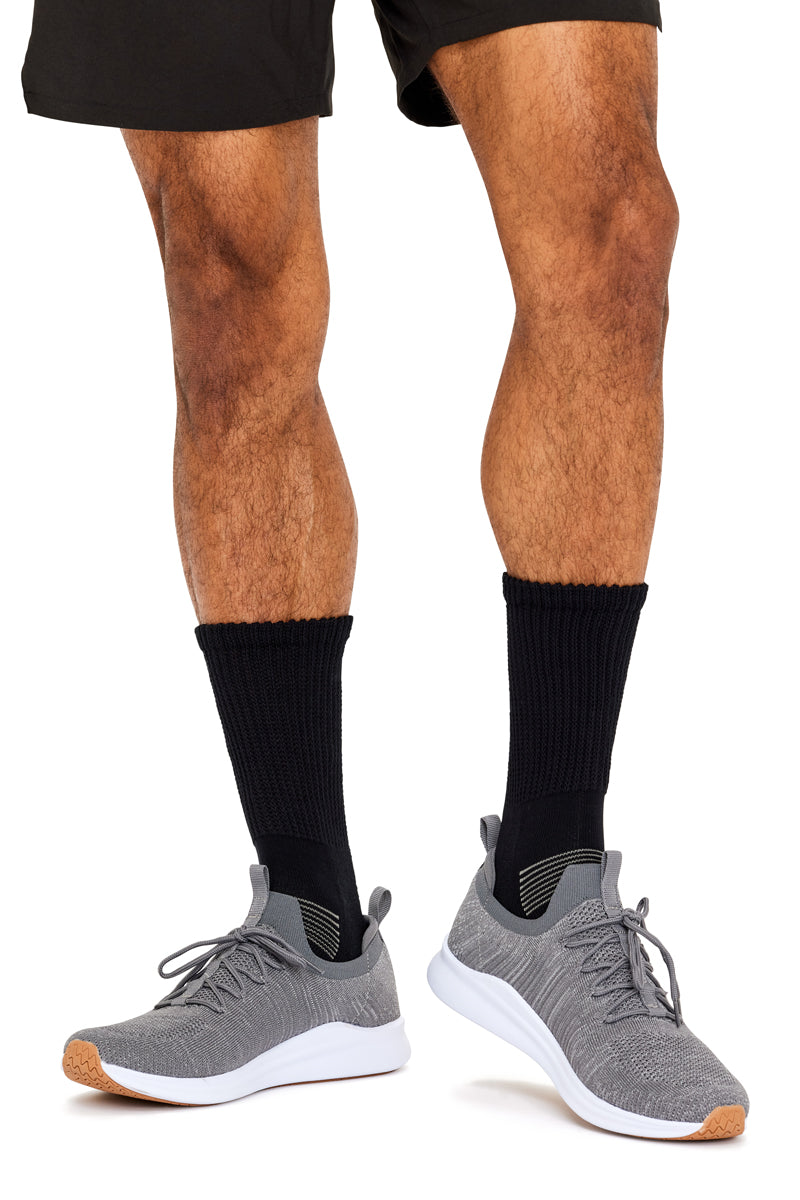 Bamboo Top to Toe Comfort - 2 Pack- Massaging Sole- Black
