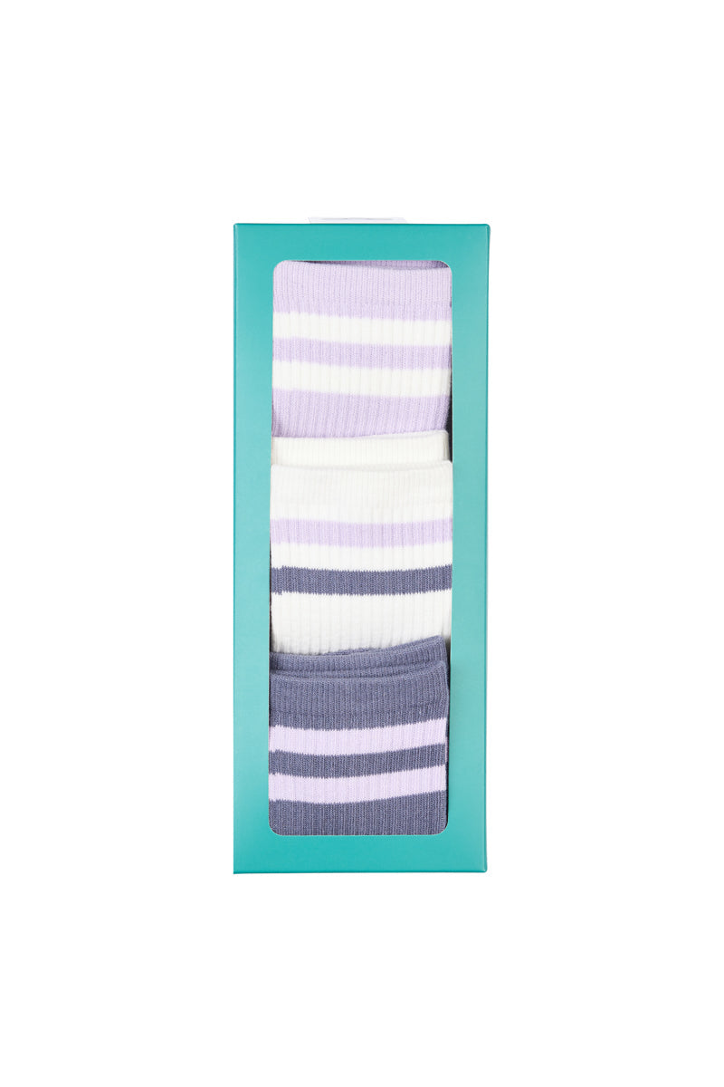 Women's Cotton Crew Pilates Socks 3 Pack