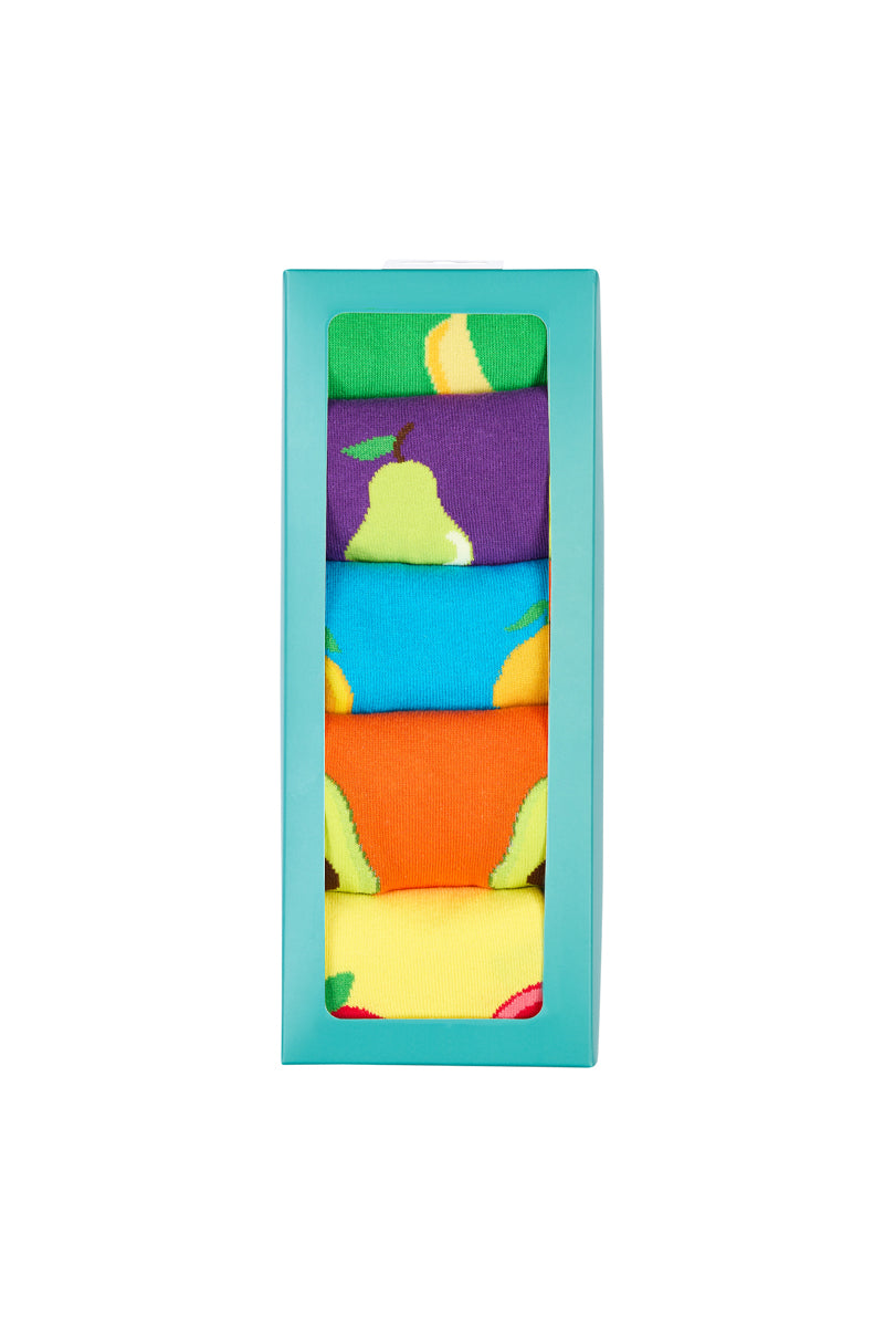Men's Cotton Crew Novelty Socks 5 Pack