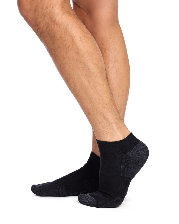 Reinforced Sport Ankle- 3 Pack- Black