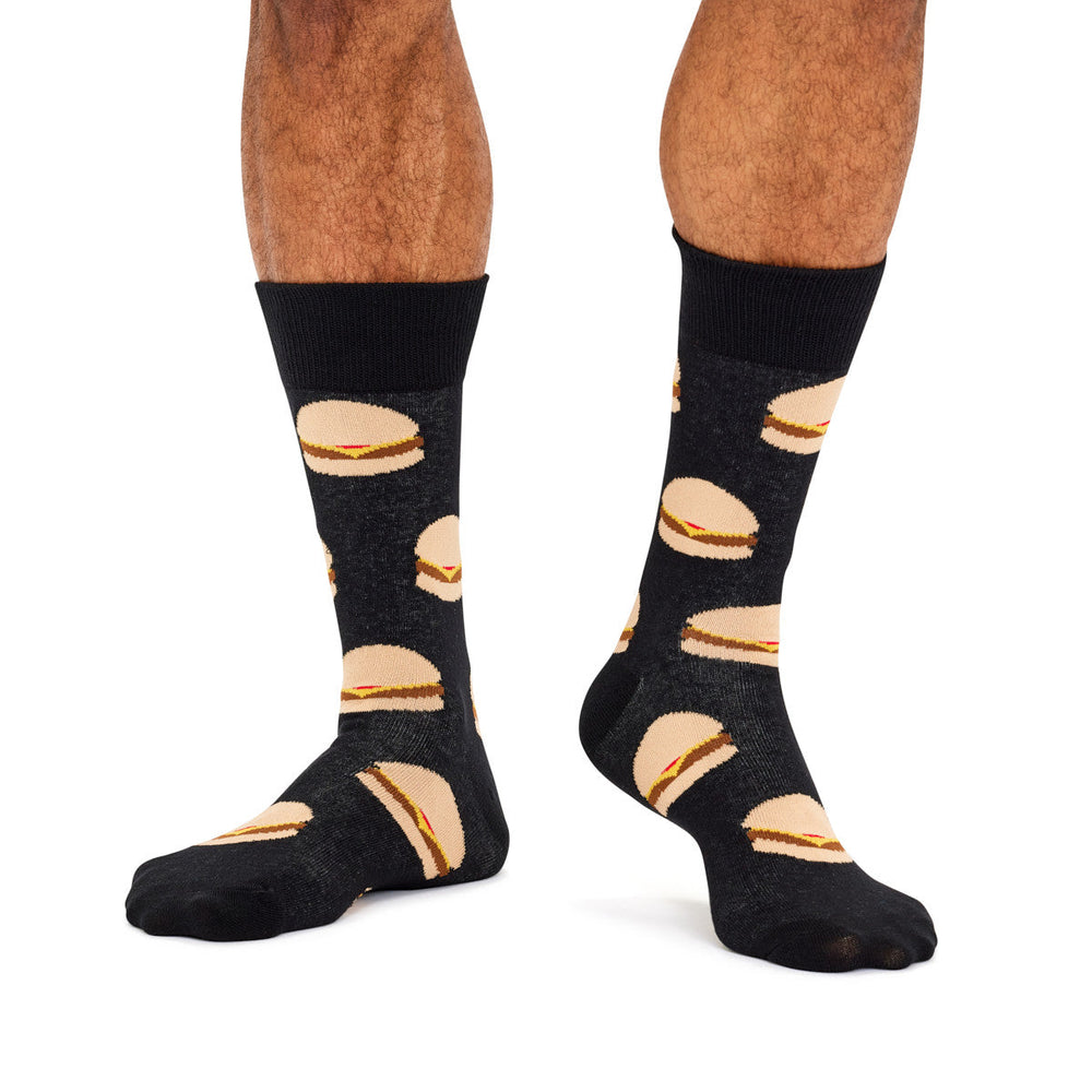 Men's Cotton Crew Novelty Socks 5 Pack