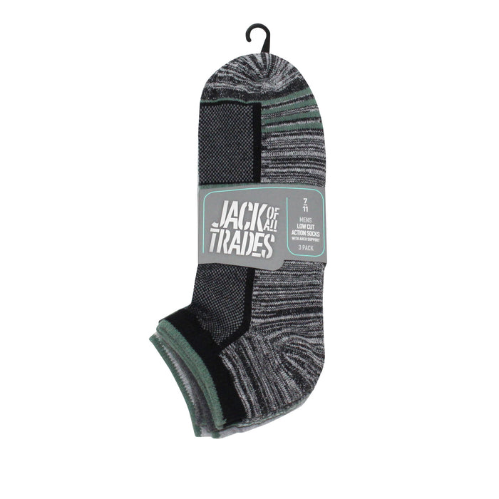 Reinforced Sport Ankle- 3 Pack- Sage