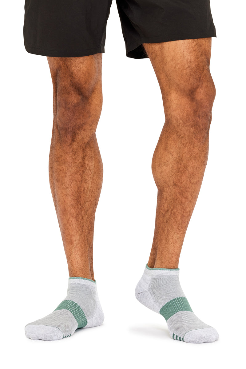 Reinforced Sport Ankle- 3 Pack- Sage