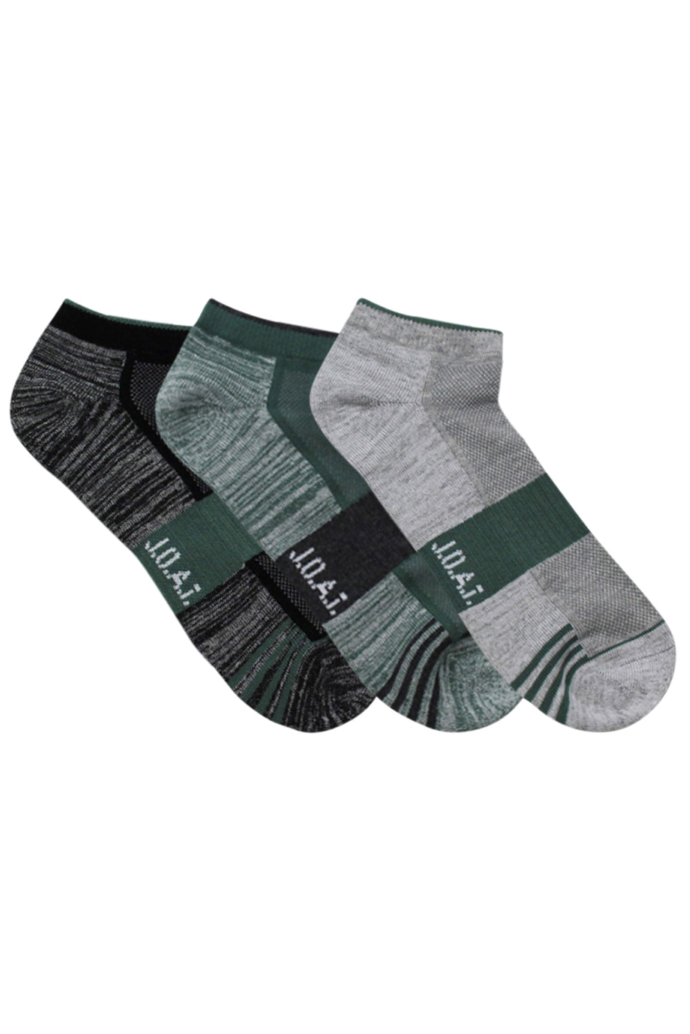 Reinforced Sport Ankle- 3 Pack- Sage