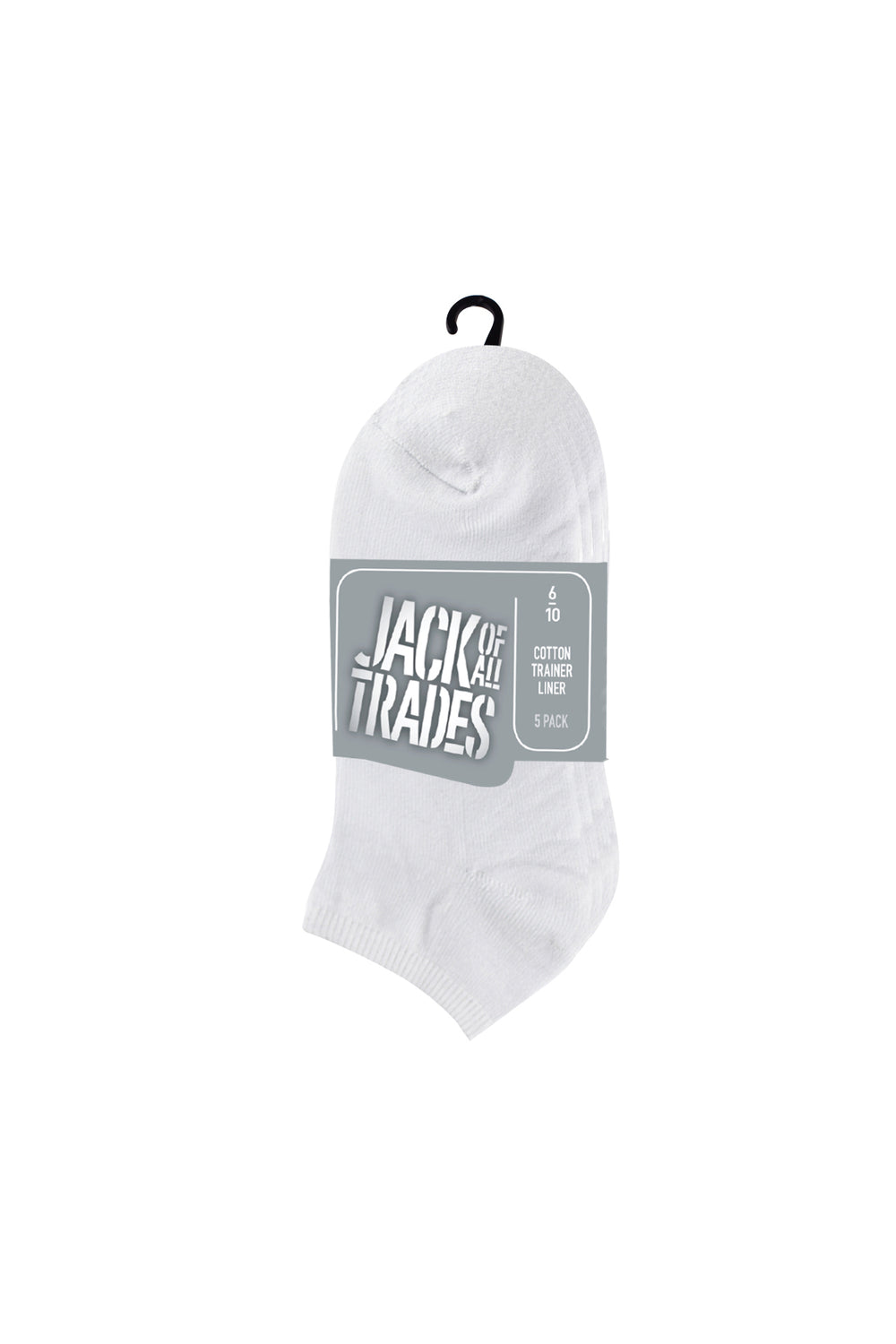 Men's Cotton Trainer Liner - 5 Pack