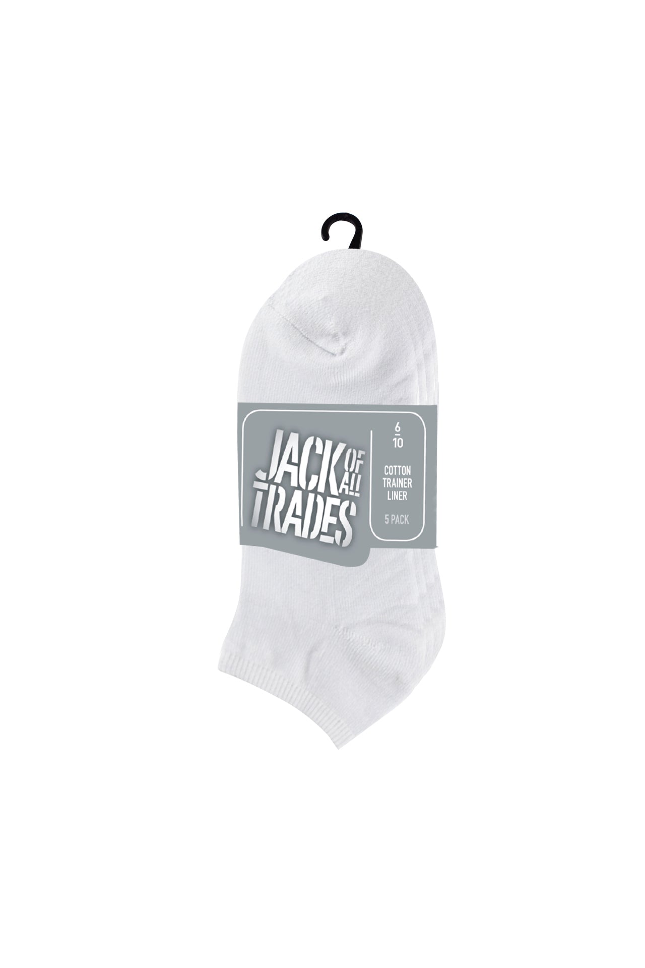 Men's Cotton Trainer Liner - 5 Pack