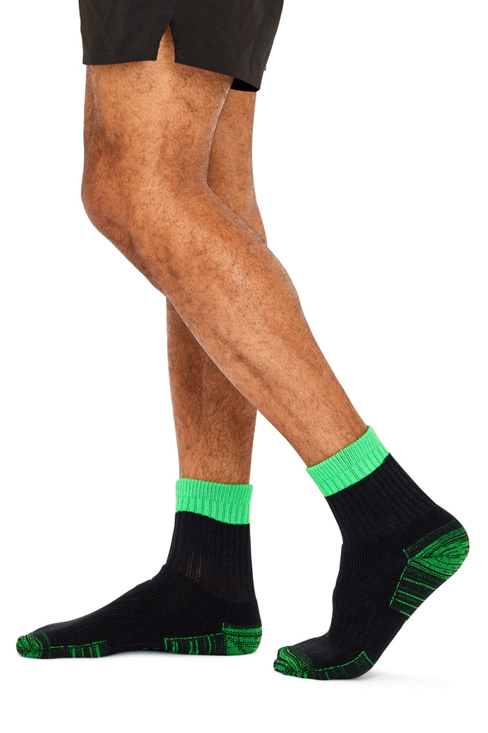 Work It 1/2 Crew- 3 Pack- High Vis