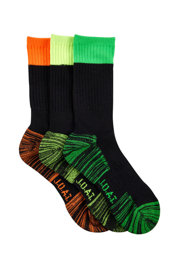 Work It Crew- 3 Pack- High Vis