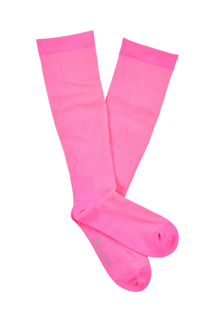Men's Airsafe Compression Socks- Fluro Pink