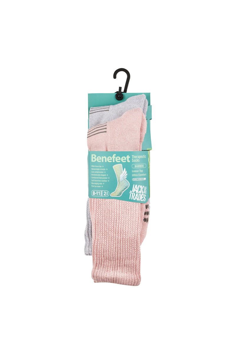 Bamboo Top to Toe Comfort - 2 Pack- Massaging Sole