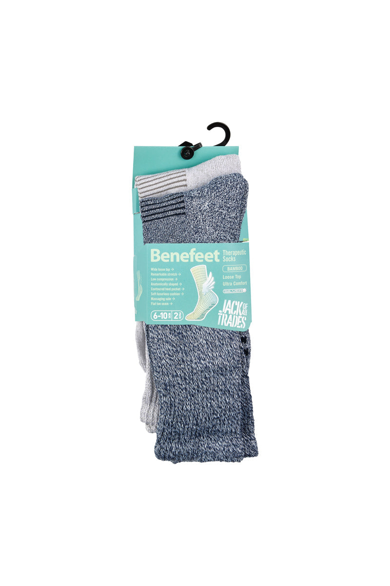 Bamboo Top to Toe Comfort - 2 Pack- Massaging Sole