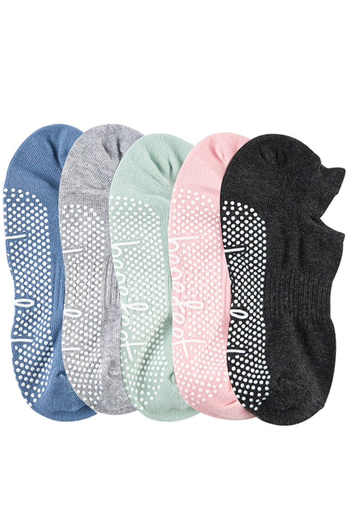 Cotton Grip Socks - 5 Pack- Lightweight - Urban