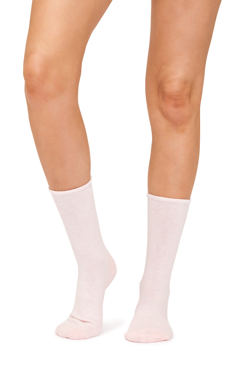 Cotton Top to Toe Comfort - 3 Pack- Cushion Sole- Blushstone