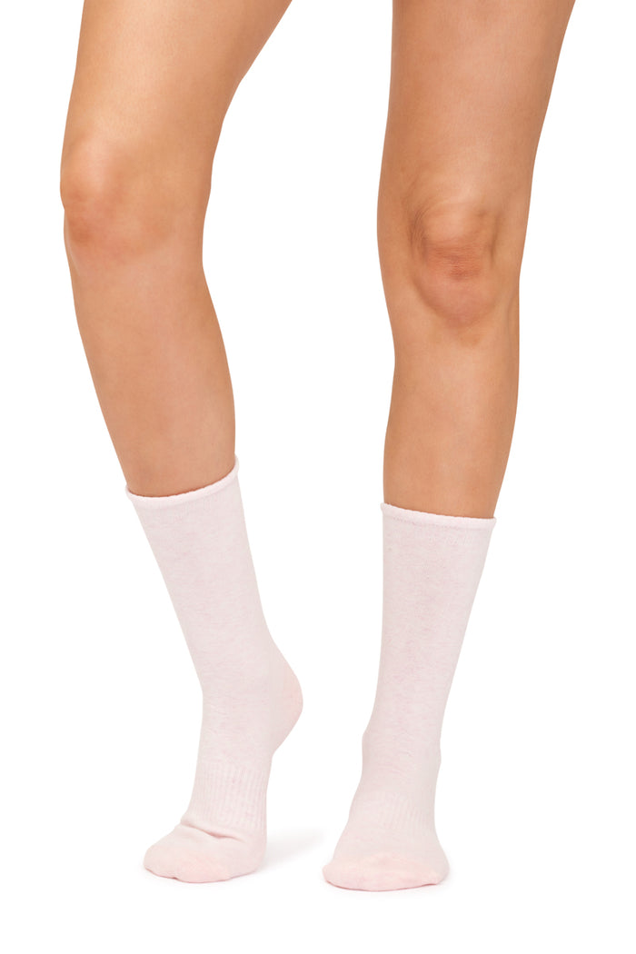 Cotton Top to Toe Comfort - 3 Pack- Cushion Sole- Blushstone