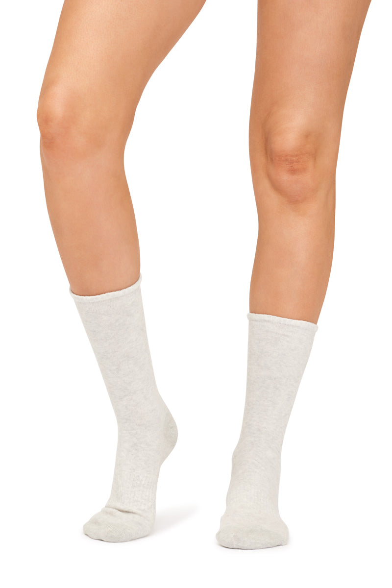Cotton Top to Toe Comfort - 3 Pack- Cushion Sole- Blushstone