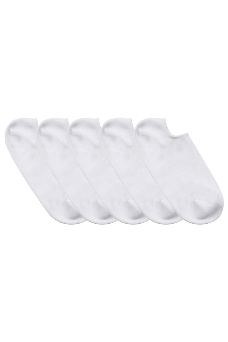 Men's Cotton Sneaker Socks - 5 Pack
