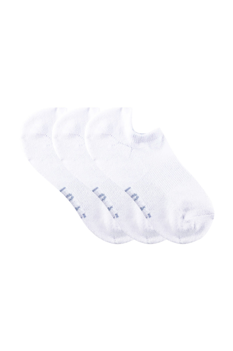 Women's Cotton No Show Active Socks - 3 Pack
