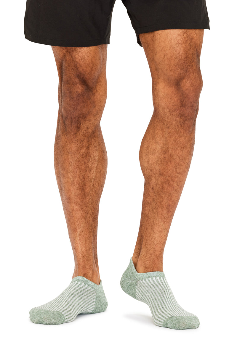 Men's Cotton Sneaker Socks-  5 Pack - Twisted Rib