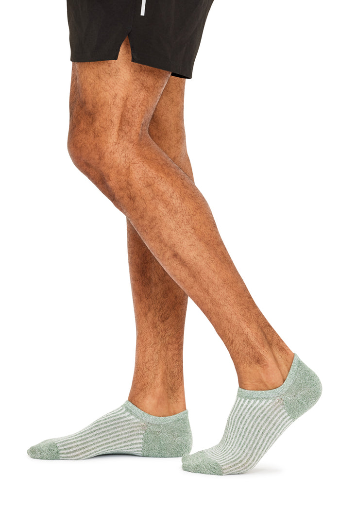 Men's Cotton Sneaker Socks-  5 Pack - Twisted Rib