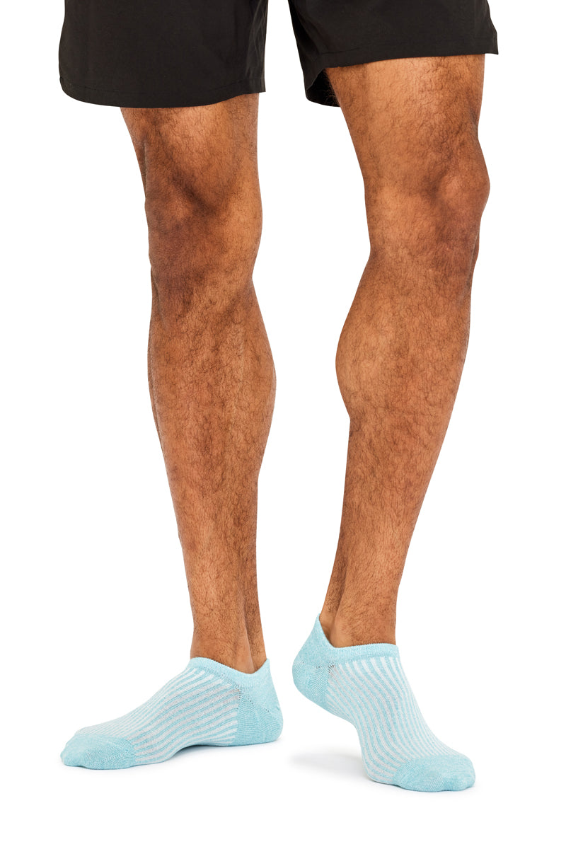 Men's Cotton Sneaker Socks-  5 Pack - Twisted Rib
