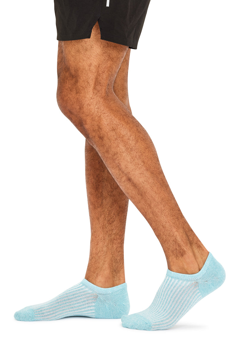 Men's Cotton Sneaker Socks-  5 Pack - Twisted Rib